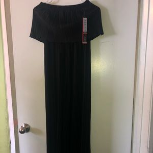 NWT Tube Top Wide Leg Pants Jumpsuit